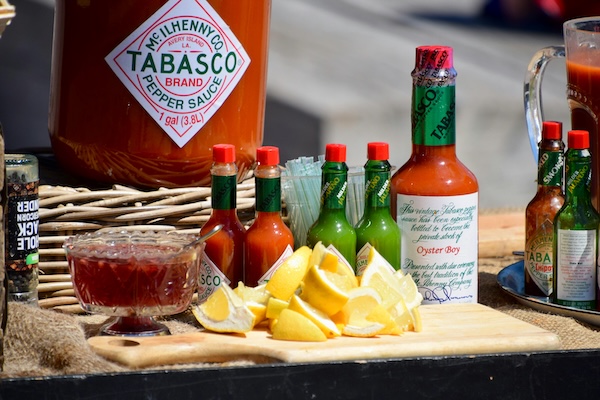 Spicy food and condiments
